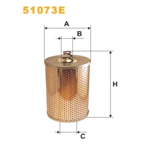 Фільтр оливи WIX FILTERS Autosan, Droegmoeller, Evobus, Freightliner, Hanomag-Henschel, Ikarus, Je (51073E)