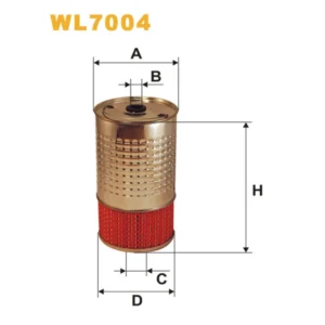 Фільтр оливи WIX FILTERS Daewoo (Chevrolet) Korando, Musso, Evobus O 100, Mercedes 2T, 3T, 4T, 5T, (WL7004)
