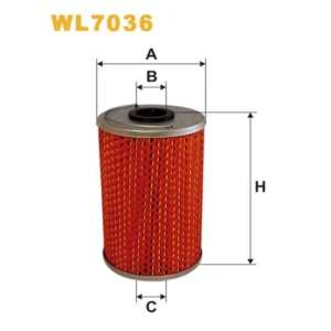 Фільтр оливи WIX FILTERS Evobus O 309, O 609, O 611, O 614, Mercedes 11T, 13T, 14T, 15T, 16T, 17T, (WL7036)