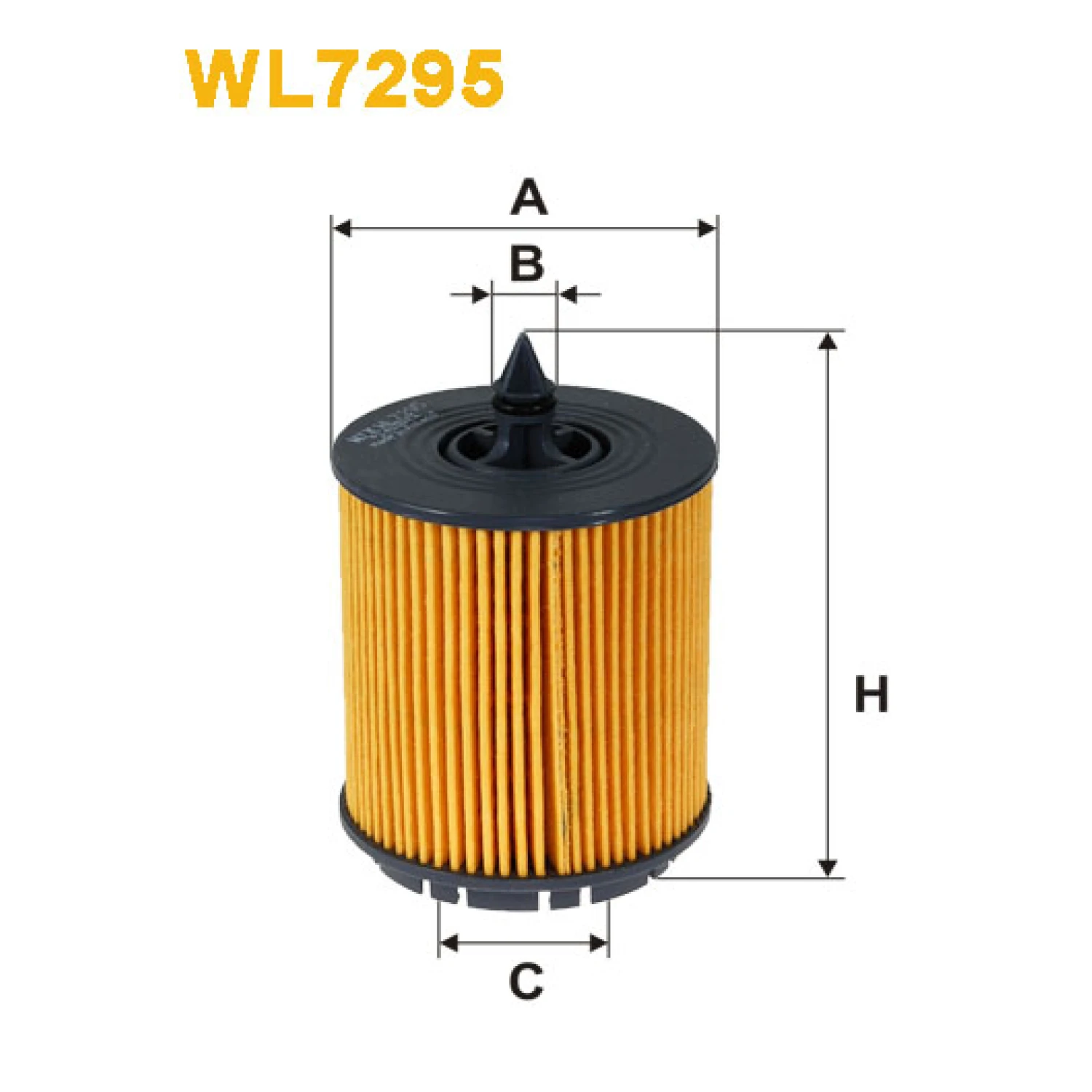 Фільтр оливи WIX FILTERS Alfa Romeo 159, Brera, Fiat Croma II, Opel Astra G, Insignia, Vectra B/C, (WL7295)