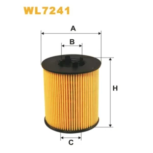 Фільтр оливи WIX FILTERS Opel Astra G (Astra II), Corsa C, Omega B, Signum, Sintra, Vectra B/C, Za (WL7241)