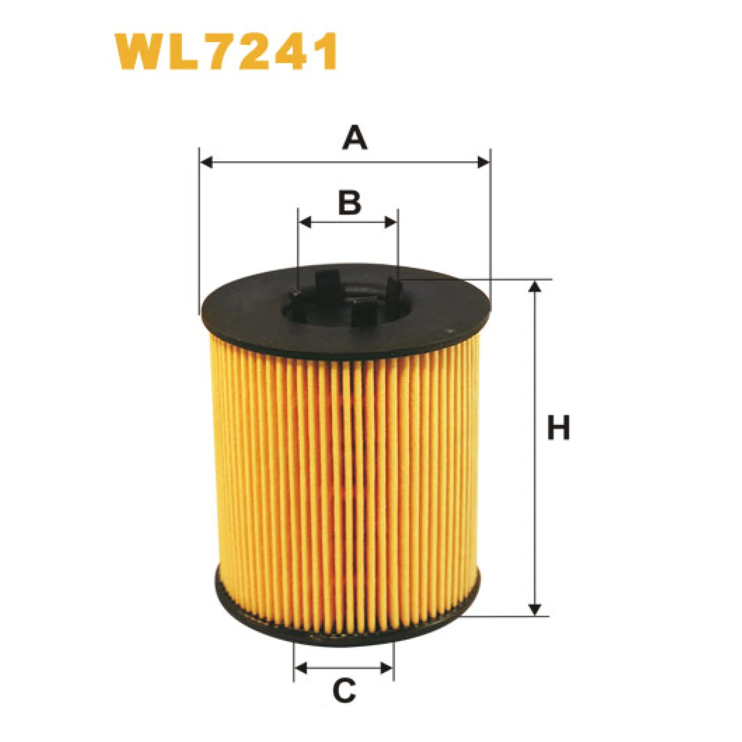 Фільтр оливи WIX FILTERS Opel Astra G (Astra II), Corsa C, Omega B, Signum, Sintra, Vectra B/C, Za (WL7241)