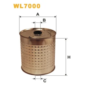 Фільтр оливи WIX FILTERS Auwaerter 406, 508, 608, Hanomag-Henschel F 20-F 45, Mercedes 2T, 3T, 4T, (WL7000)