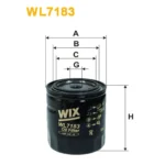 Фільтр оливи WIX FILTERS Opel Frontera A, Omega A, Vauxhall Frontera A (WL7183)