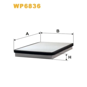 Фільтр салону WIX FILTERS Peugeot 405 (WP6836)