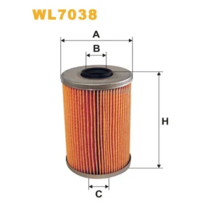Фільтр оливи WIX FILTERS BMW Serie 5 (E12), Serie 5 (E28), Serie 5 (E34), Serie 6 (E24), Serie 7 ( (WL7038)
