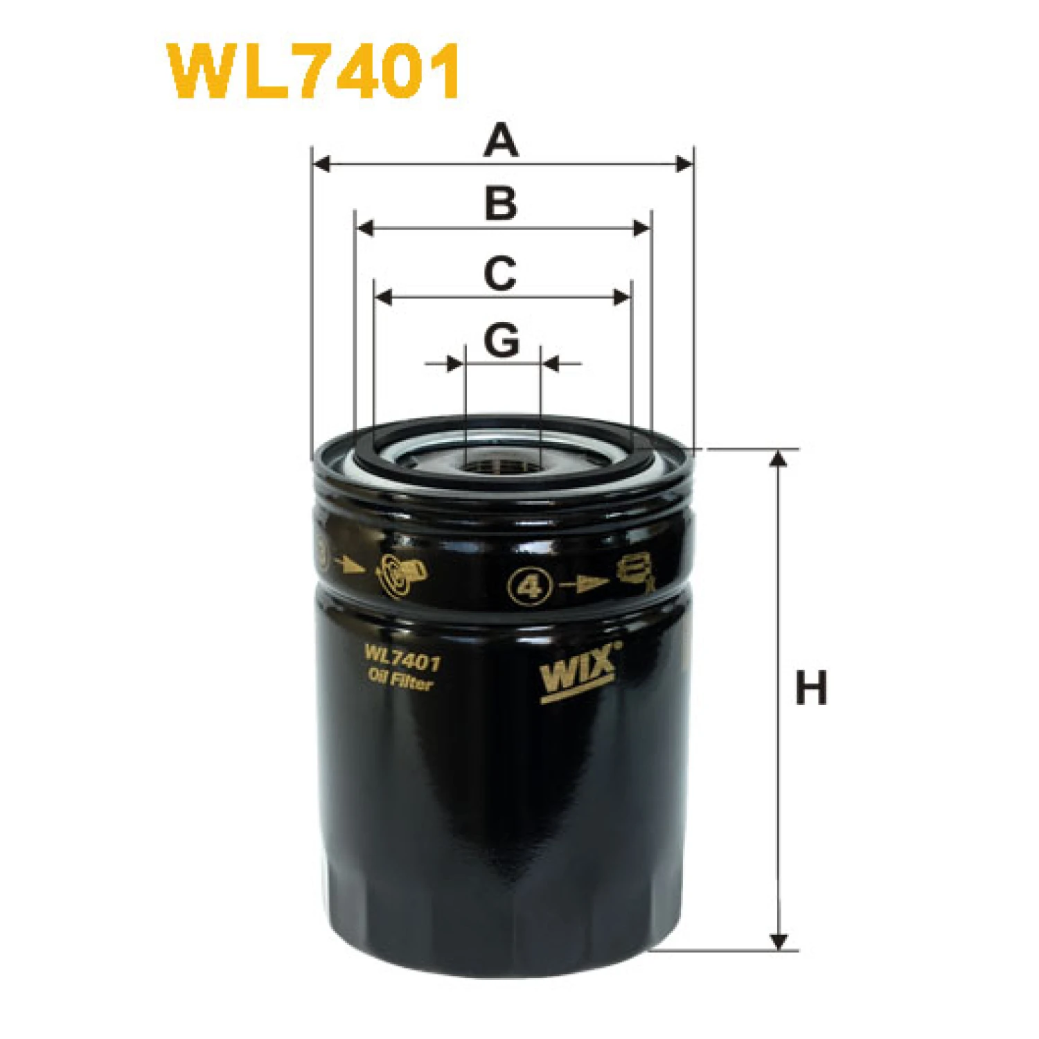 Фільтр оливи WIX FILTERS Iveco Daily/Grinta IV, Aebi MFH, Citroen Jumper II, Fiat Ducato 2002, Peu (WL7401)