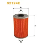 Фільтр оливи WIX FILTERS Evobus (Mercedes Bus/Setra) O 609, Mercedes 11T, 13T, 14T, 15T, 17T, 24T, (92124E)