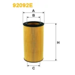 Фільтр оливи WIX FILTERS Daf CF75, CF85, XF95, Ginaf X-Series, Solaris Bus Urbino, Temsa Bus Safar (92092E)