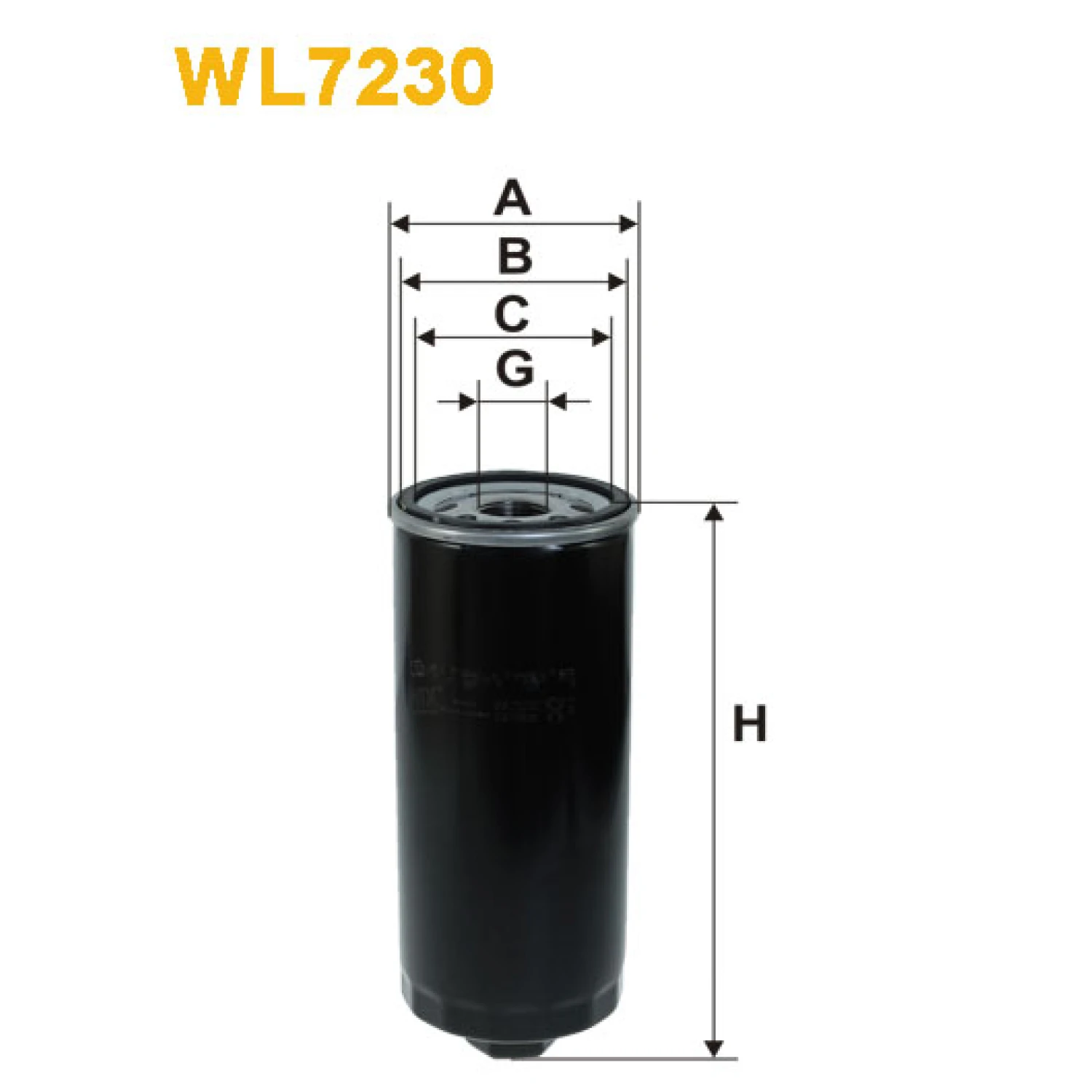 Фільтр оливи WIX FILTERS Audi 100 Quattro, A6 (4A/C4), A6 (4B/C5), V8 (WL7230)