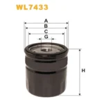 Фільтр оливи WIX FILTERS Ford C-Max, Focus C-Max, Focus II, Galaxy II, Mondeo IV (07-), S-Max (WL7433)