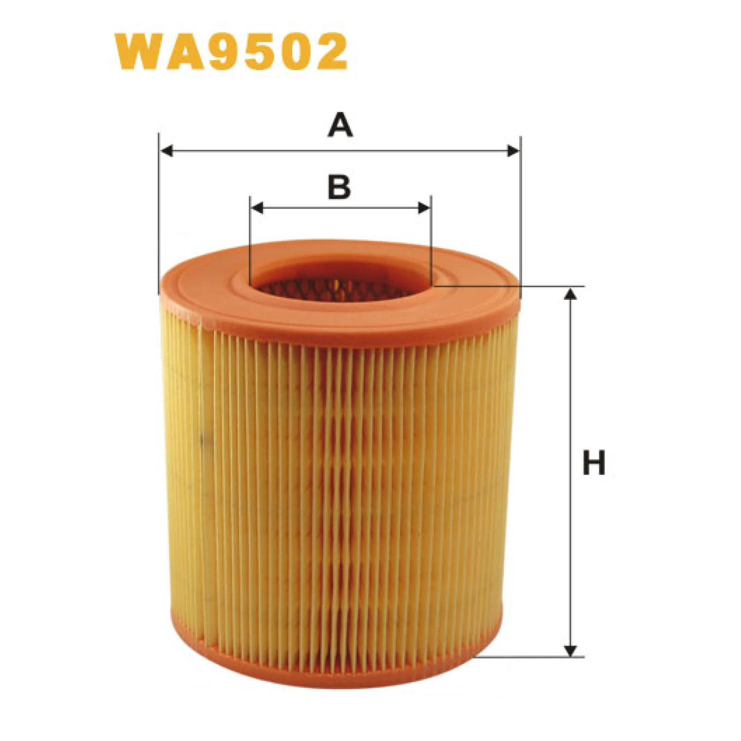 Фільтр повітряний WIX FILTERS Audi A6 II (4F/C6) (WA9502)