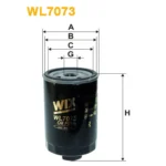 Фільтр оливи WIX FILTERS Volkswagen Corrado, Golf II, Passat (35I), Polo II (81-94) (WL7073)