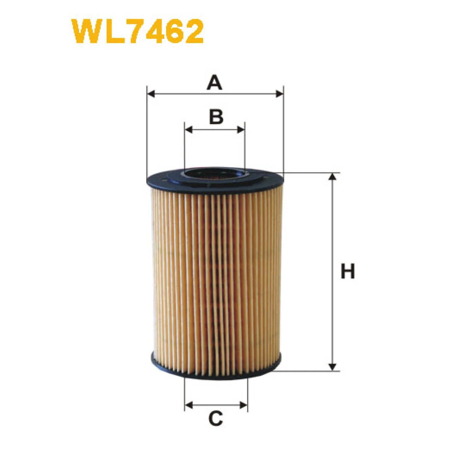 Фільтр оливи WIX FILTERS Hyundai Grandeur, i30, Santa FE II, Sonata, Tucson, Kia Carens II, Ceed, (WL7462)