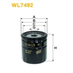 Фільтр оливи WIX FILTERS (WL7492)