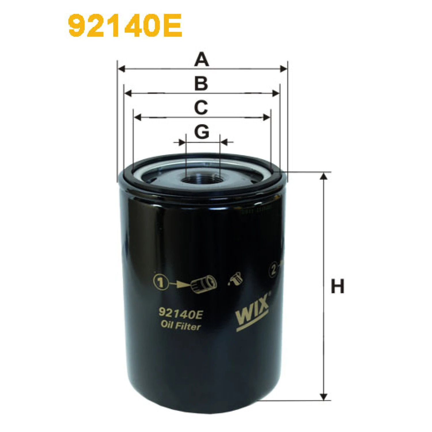 Фільтр оливи WIX FILTERS Renault (RVI) Midlum (92140E)