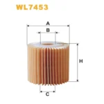Фільтр оливи WIX FILTERS Lexus RX, Toyota Camry FF, Rav 4 III (WL7453)