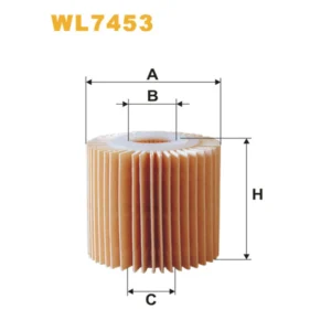 Фільтр оливи WIX FILTERS Lexus RX, Toyota Camry FF, Rav 4 III (WL7453)