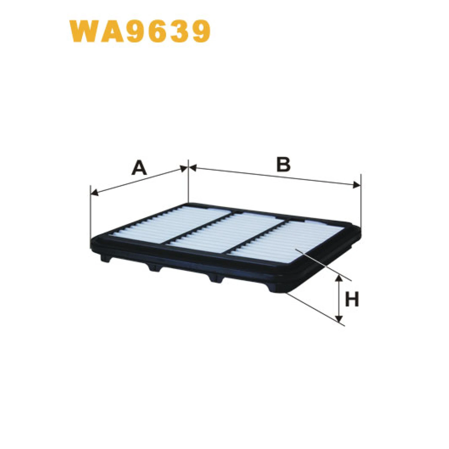 Фільтр повітряний WIX FILTERS Daewoo (Chevrolet) Matiz (WA9639)