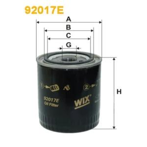 Фільтр оливи WIX FILTERS Scania 112, 113, 114, 124, 143, 144, 164, 93, 94, T (92017E)