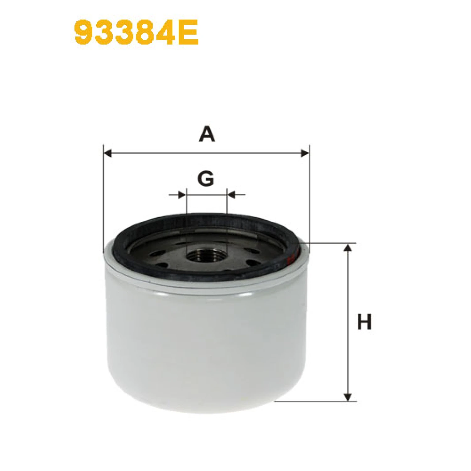 Фільтр повітряний WIX FILTERS Iveco – Turbocharger VGT (= 49458) (93384E)