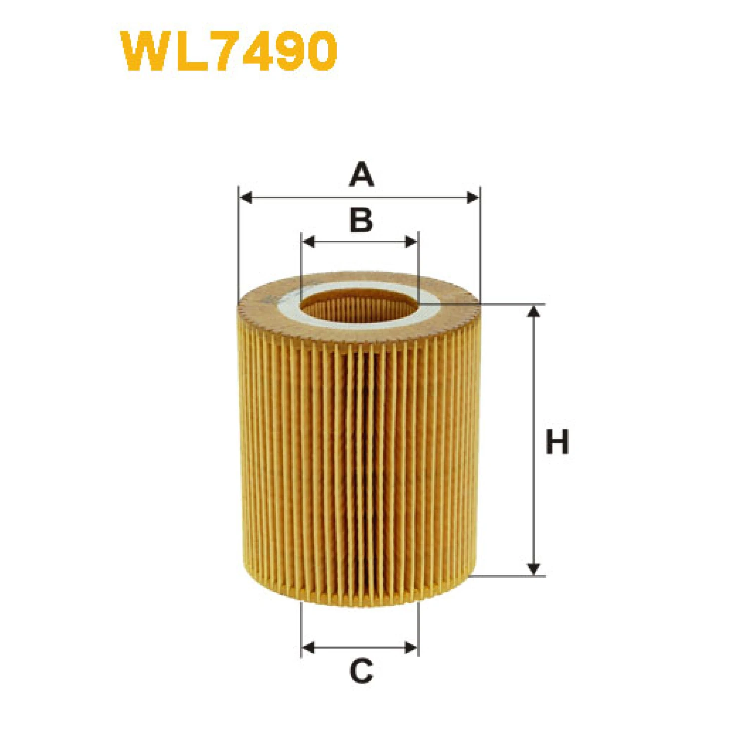 Фільтр оливи WIX FILTERS Citroen C5 II, C6, Jaguar, Landrover, Peugeot 407 (WL7490)