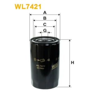 Фільтр оливи WIX FILTERS Iveco Daily/Grinta IV (WL7421)
