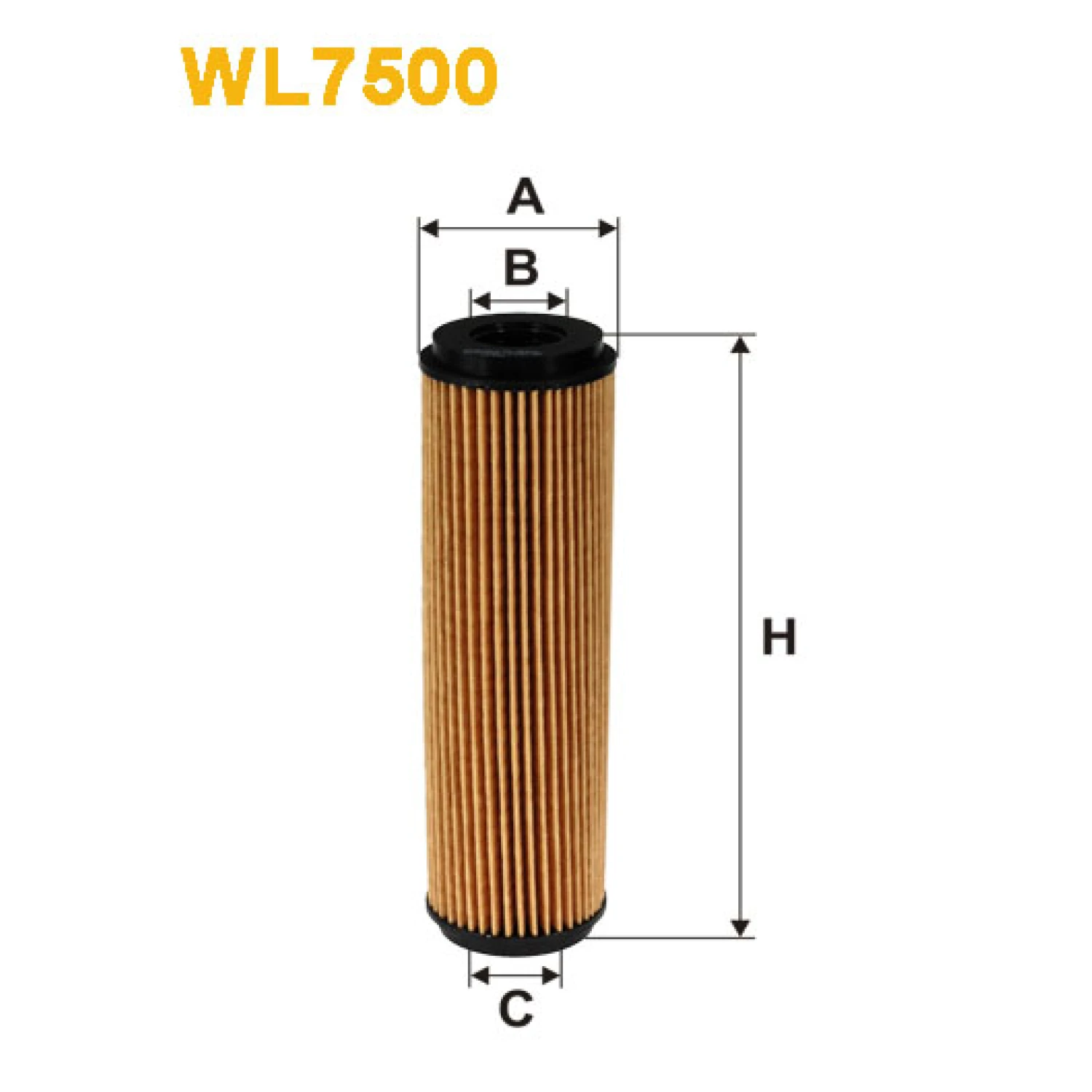 Фільтр оливи WIX FILTERS Mercedes C (W204), E (W212), SLK (R172) (WL7500)