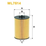 Фільтр оливи WIX FILTERS Audi A3 III (8V), A4 (B8/8K), A5 (8T), A6 (4G2/4G5), Q5 (8R), Seat Leon I (WL7514)