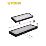 Фільтр салону WIX FILTERS Daewoo (Chevrolet) Rexton, Ssangyong Rexton (WP2040)