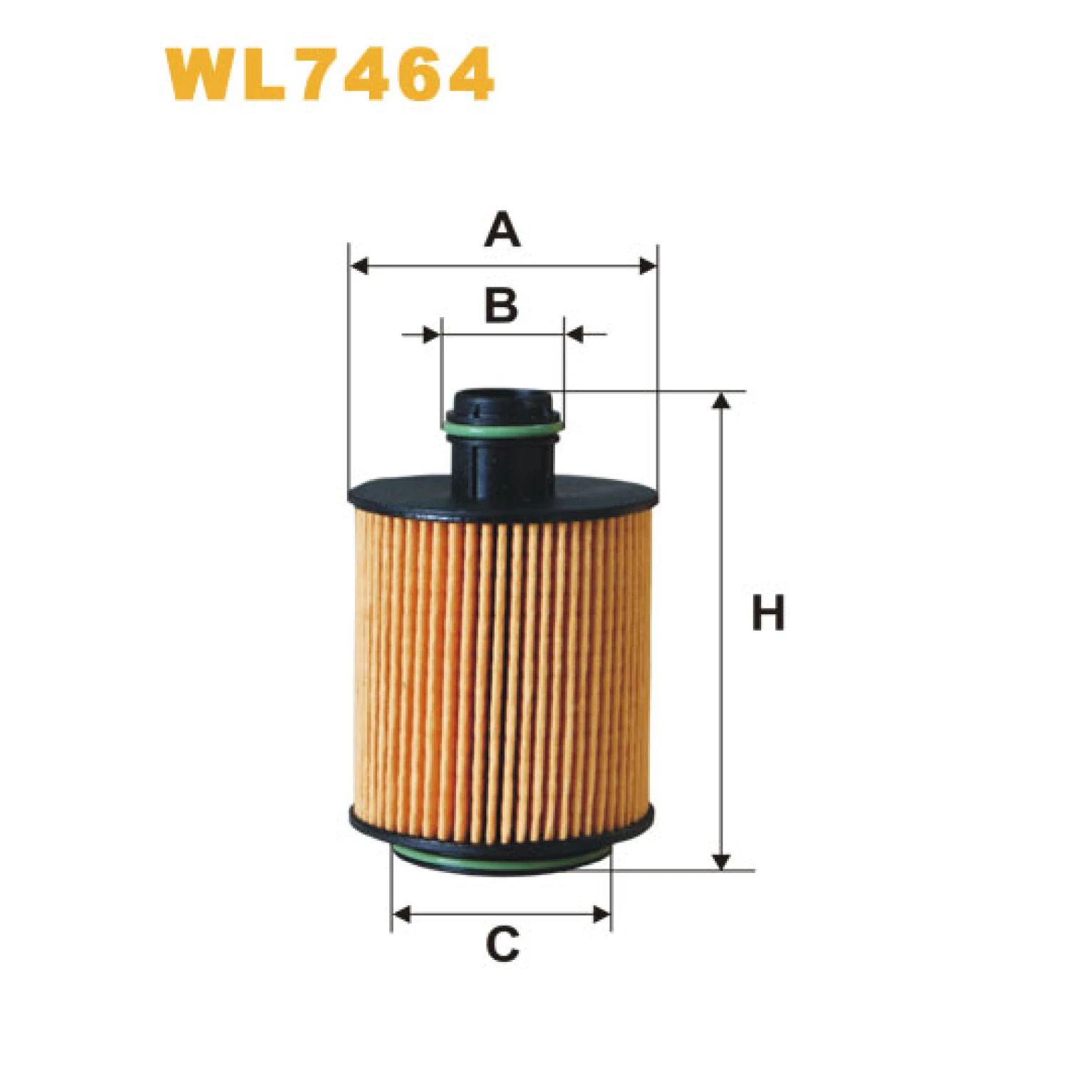 Фільтр оливи WIX FILTERS Alfa Romeo 159, Brera, Giulietta, Mito, Fiat 500 II, Bravo II, Croma II, (WL7464)
