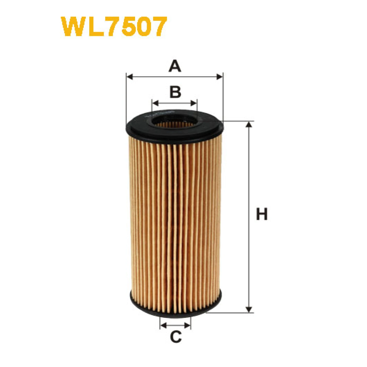 Фільтр оливи WIX FILTERS Audi, Seat, Skoda, Volkswagen (WL7507)