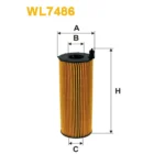 Фільтр оливи WIX FILTERS Audi A4 (B6,B7/8E,8H), A4 (B8/8K), A5 (8T), A6 II (4F/C6), Allroad II (4F (WL7486)