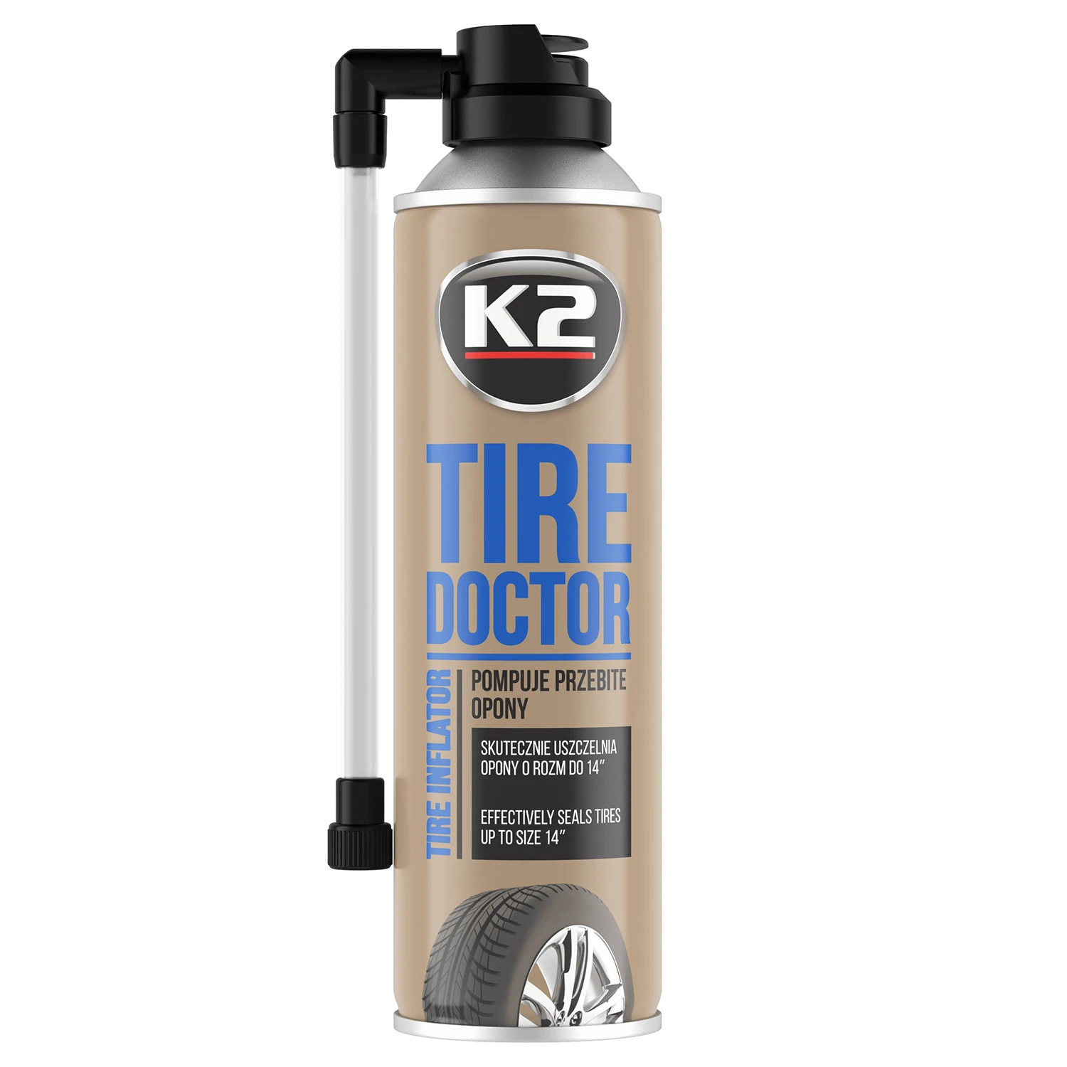 Герметик для шин K2 Tire Doctor аерозоль 400мл (B310)