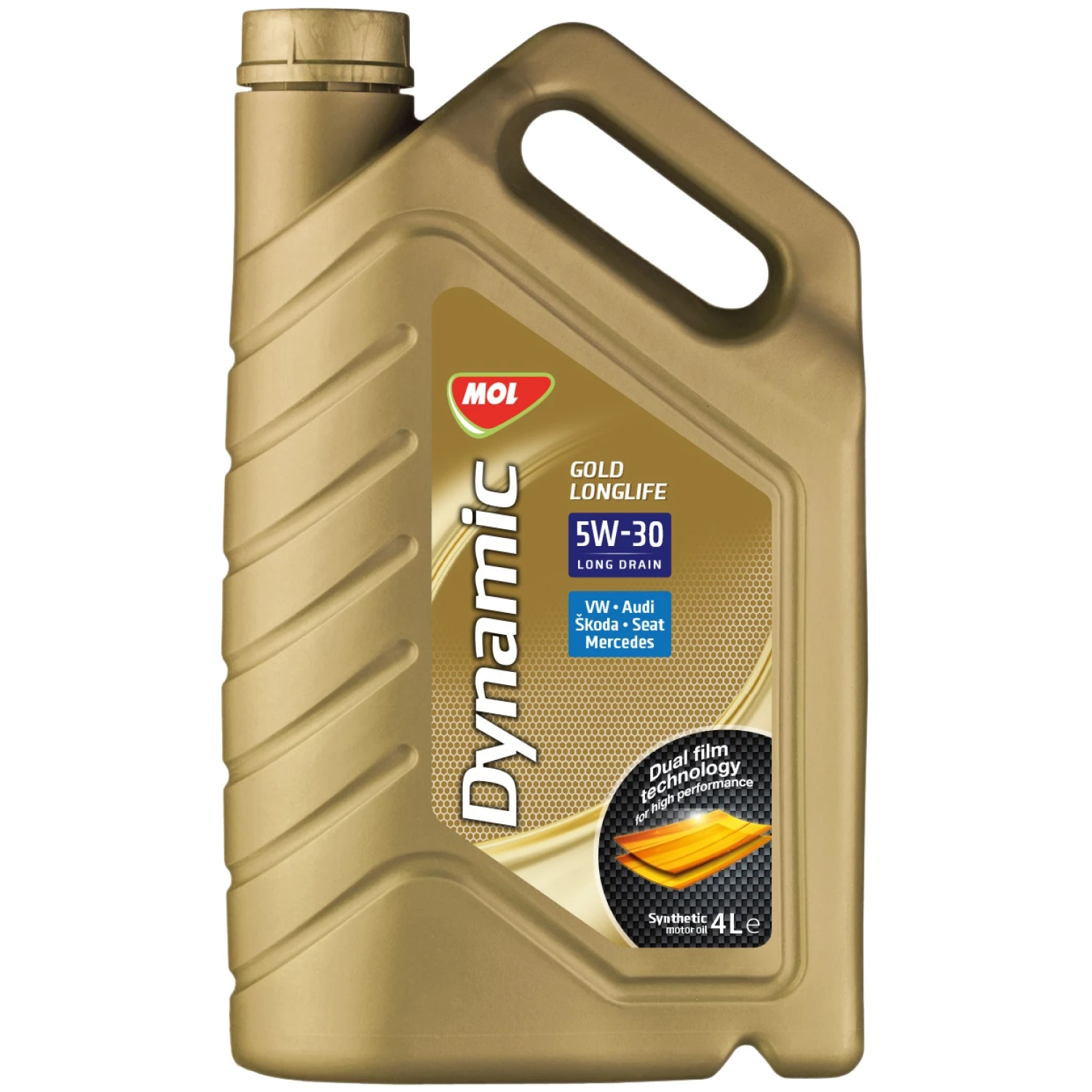Олива моторна MOL Dynamic Gold LongLife 5W-30 4 л (13301115)