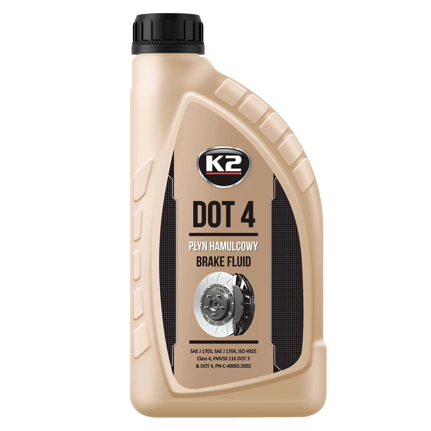 Рідина гальмівна K2 Turbo Brake Fluid DOT 4 1л (T108)