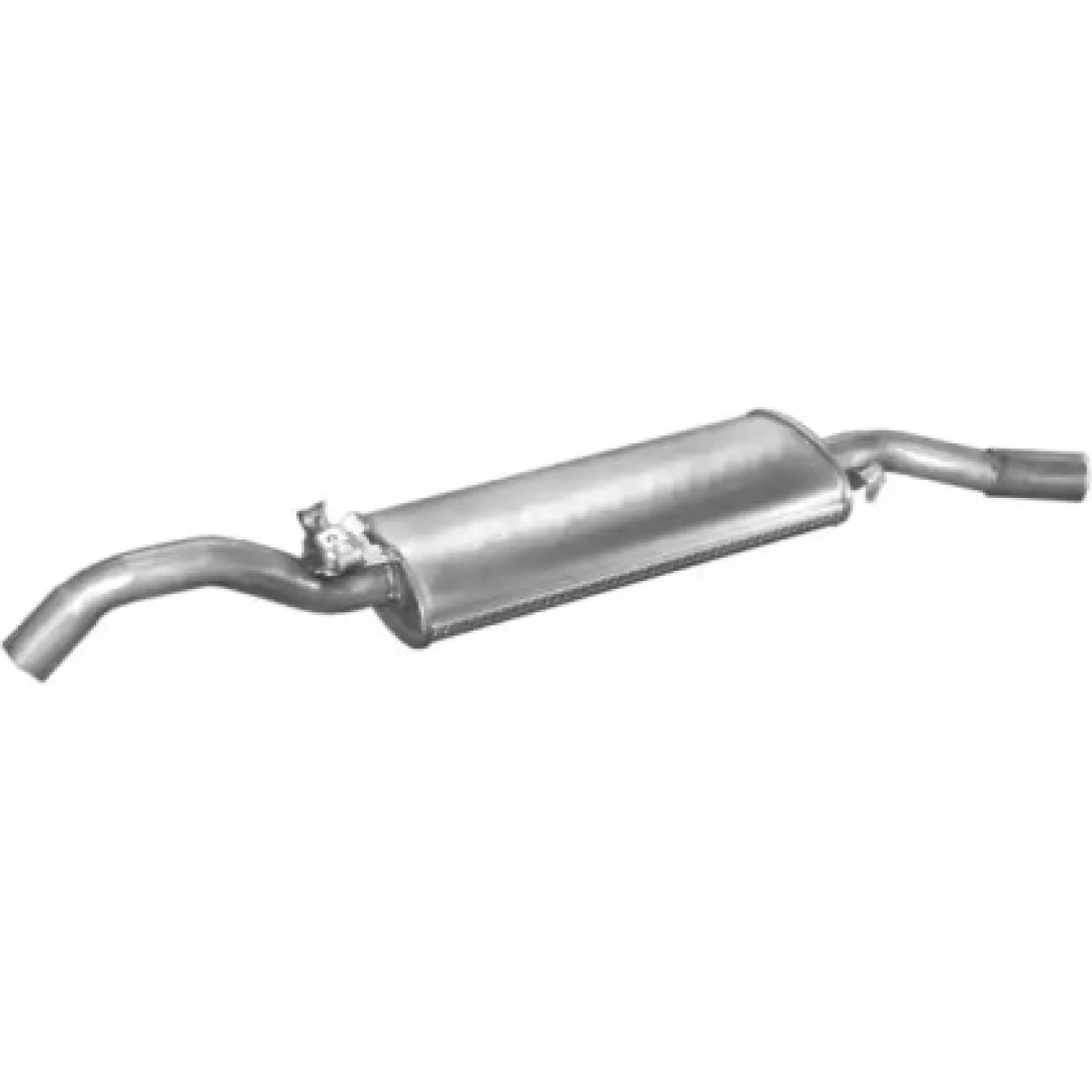 Глушник POLMO VW Golf II 1.3/1.6 алюмінізована сталь (30.09)