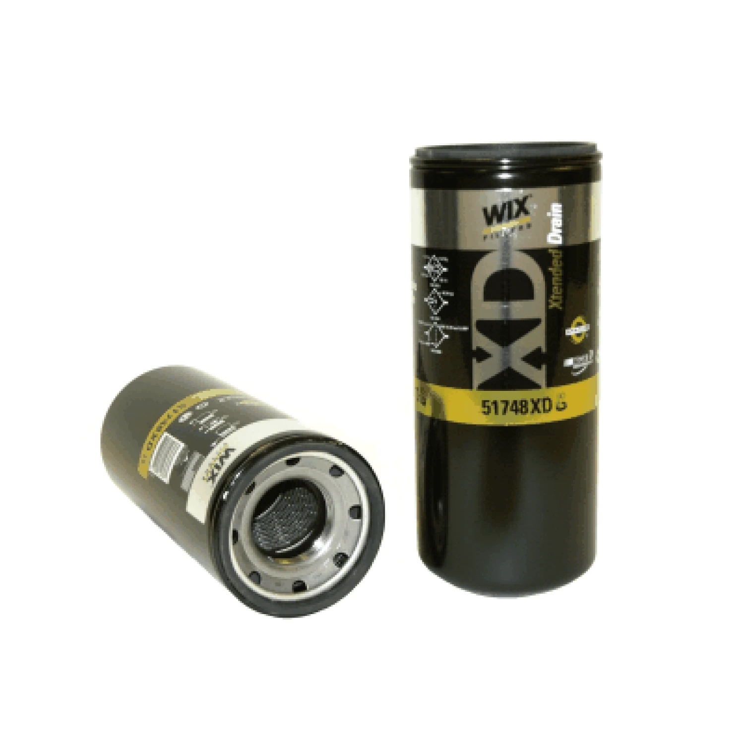 Фільтр оливи WIX FILTERS Extended Drain Version of 51748 for extreme temperature gasket (Vamac v (51748XD)