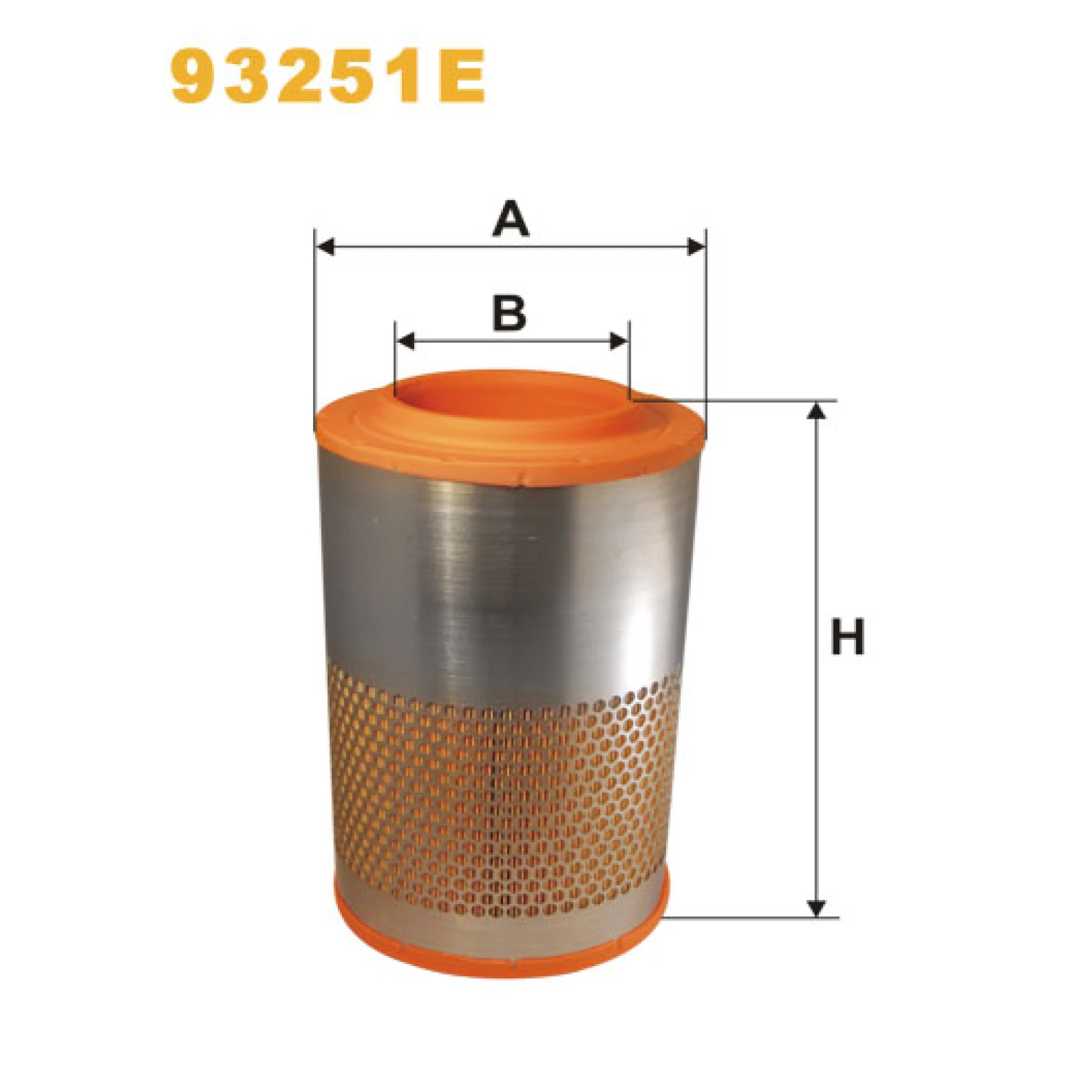 Фільтр повітряний WIX FILTERS Daf 45 LF, 55 LF (93251E)