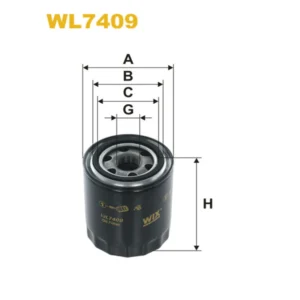 Фільтр оливи WIX FILTERS Hyundai H 1, Terracan, Kia CarНиваl II/Sedona II, CarНиваl III/Sedona III (WL7409)