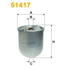 Фільтр оливи WIX FILTERS Renault (RVI) FR, Magnum (AE), Premium (51417)