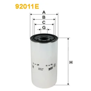 Фільтр оливи WIX FILTERS Daf 85 CF, 95 XF (92011E)