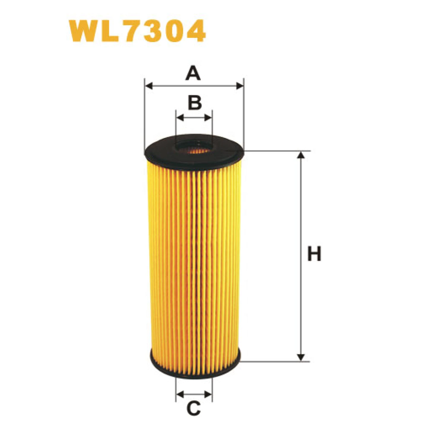 Фільтр оливи WIX FILTERS Mercedes C (W202/W203), CLK (C208), E (W124/W210), G (W461/W463), M (W163 (WL7304)