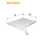 Фільтр салону WIX FILTERS Opel Omega B, Vauxhall Omega B (WP6802)