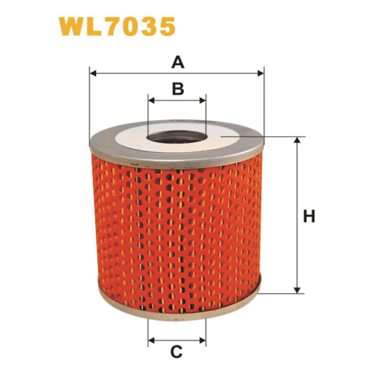 Фільтр оливи WIX FILTERS Alfa Romeo, Bedford, Citroen, Dodge, Ebro, Ford, Mercury, Reliance, Aebi, (WL7035)