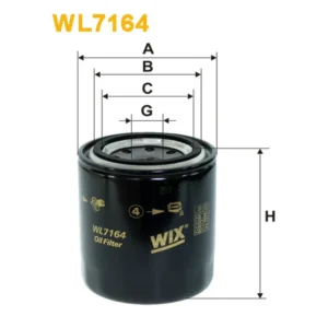 Фільтр оливи WIX FILTERS Steinbock CD/CL, Ford Probe, Kia Sportage, Mazda 626 (82-87) (GC), 626 (8 (WL7164)