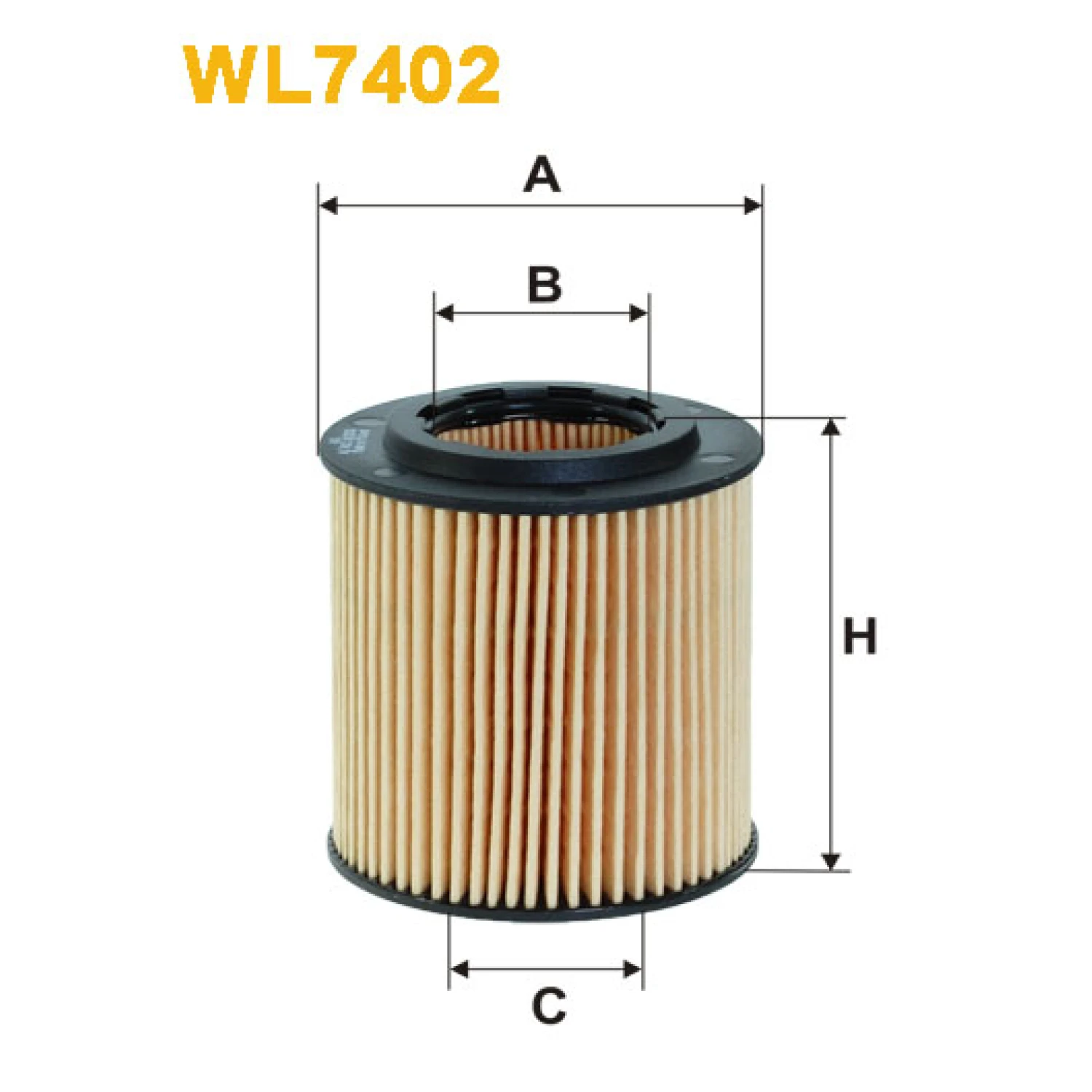 Фільтр оливи WIX FILTERS Alfa Romeo 159, Fiat Croma II, Punto III, Sedici, Opel Astra H, Signum, V (WL7402)