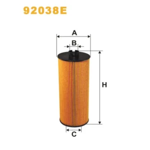 Фільтр оливи WIX FILTERS Evobus Citaro, Citaro LE, Integro, Intouro, Setra S 400, Tourino, Kaessbo (92038E)