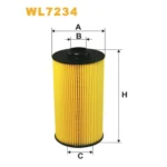 Фільтр оливи WIX FILTERS Bentley Arnage, BMW Serie 5 (E34), Serie 5 (E39), Serie 7 (E38), Serie 8 (WL7234)