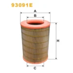 Фільтр повітряний WIX FILTERS Scania 114, 124, 164, 94, P, R, T (93091E)